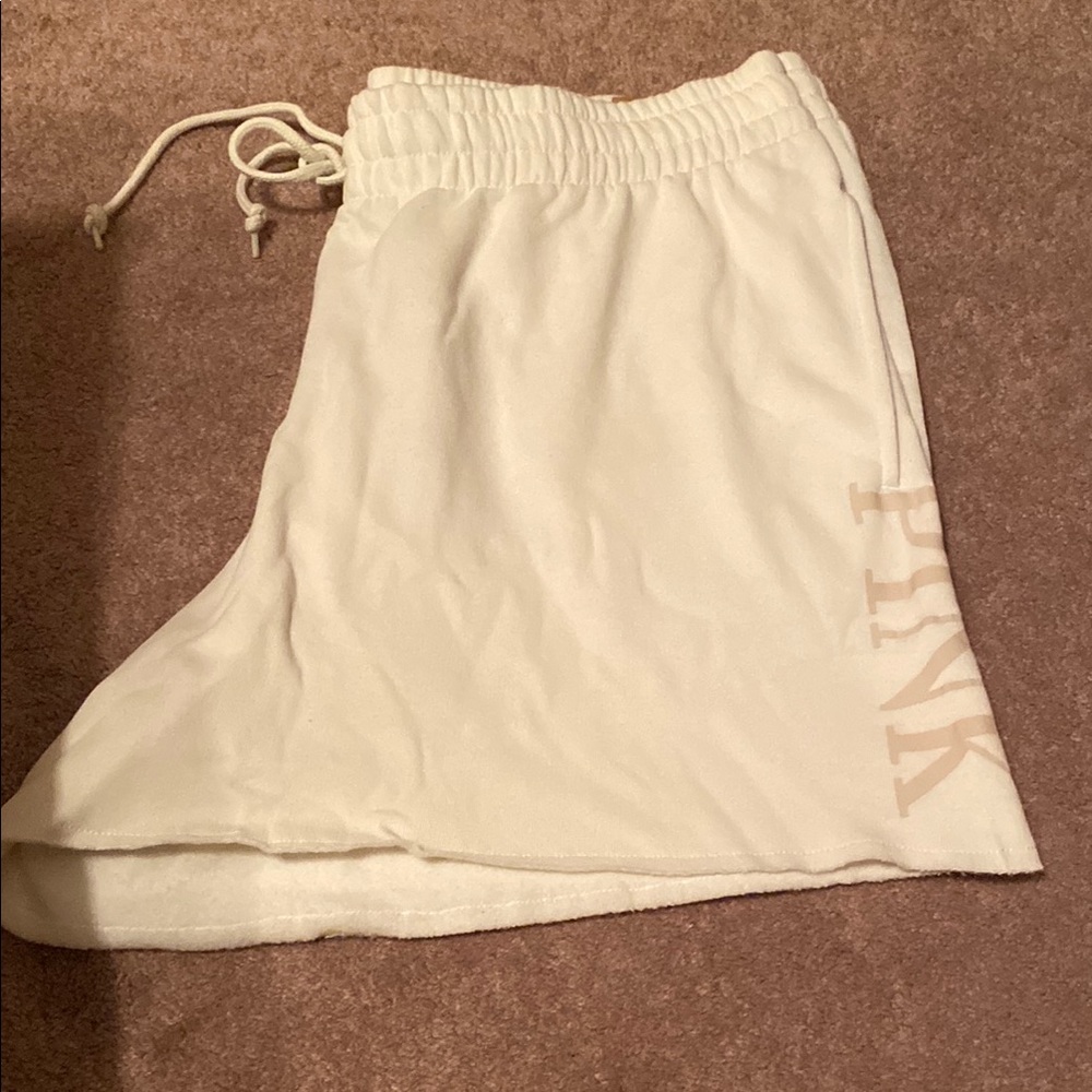 PINK Victoria's Secret White Shorts